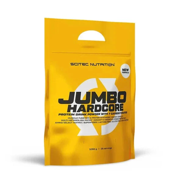 SciTec Jumbo Hardcore, Brittle White Chocolate - 5355 grams