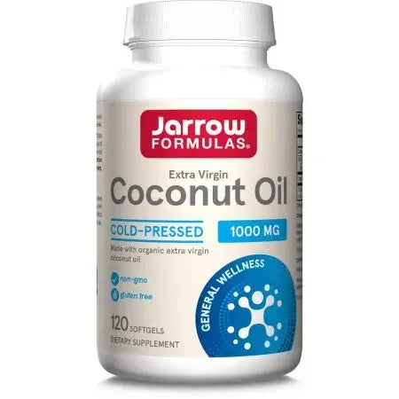 Jarrow Formulas Coconut Oil (Extra Virgin) 1000mg 120 Softgels