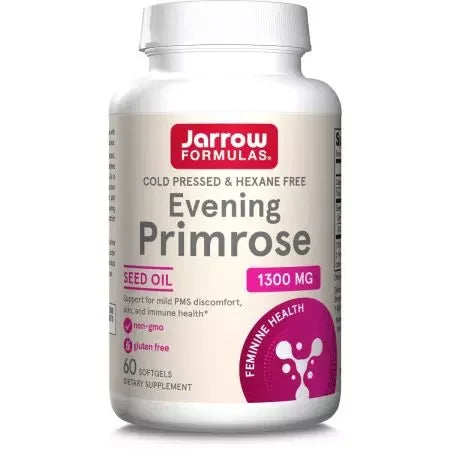 Jarrow Formulas Evening Primrose 1300mg 60 Softgels