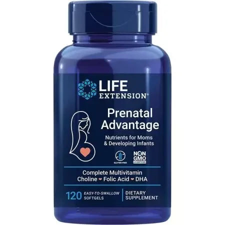 Life Extension Prenatal Advantage 120 easytoswallow Softgels