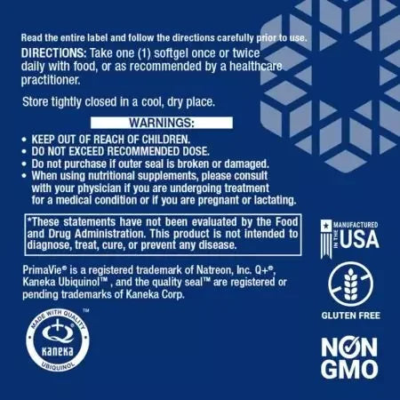 Life Extension Super Ubiquinol CoQ10 with Enhanced Mitochondrial Support 50 mg Softgels