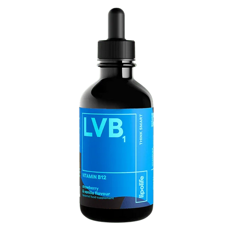 LVB1 Liposomal Vitamin B12 (Strawberry & Vanilla) 60ml - Lipolife - welzo