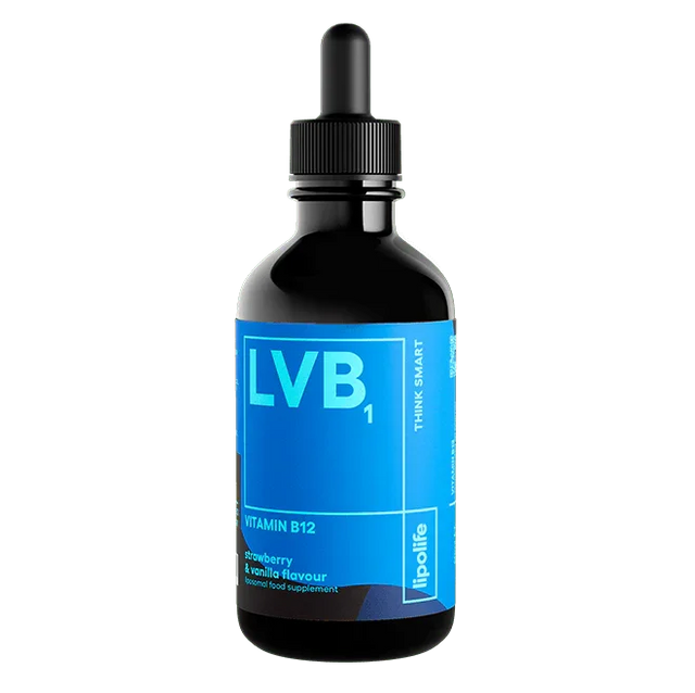 LVB1 Liposomal Vitamin B12 (Strawberry & Vanilla) 60ml - Lipolife - welzo