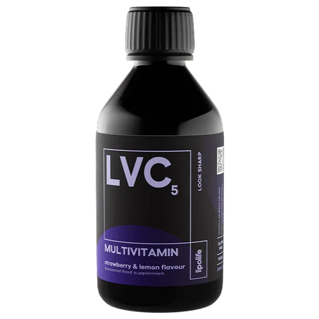 LVC5 - Liposomal Multivitamin - Strawberry & Lemon, 250 ml - lipolife - welzo