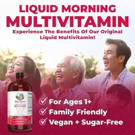MaryRuth Liquid Morning Multivitamin, Raspberry