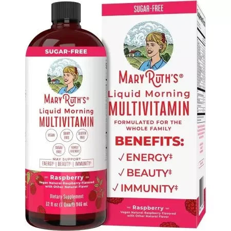 MaryRuth Liquid Morning Multivitamin, Raspberry