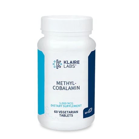 Methylcobalamin 5000mcg, 60 Tablets - Klaire Labs - welzo