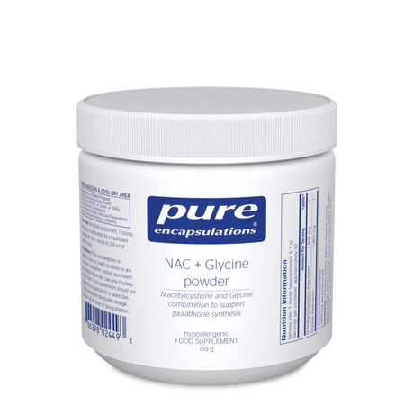 NAC + Glycine Powder, 159g - Pure Encapsulations - welzo