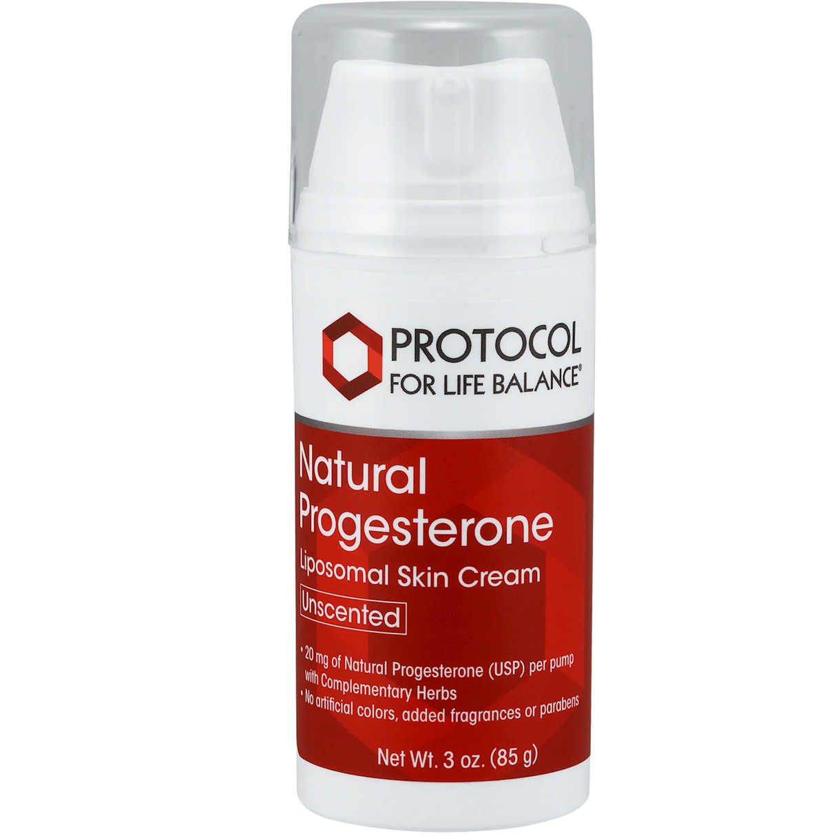 Natural Progesterone Cream 3oz (85g) - Protocol For Life Balance - welzo