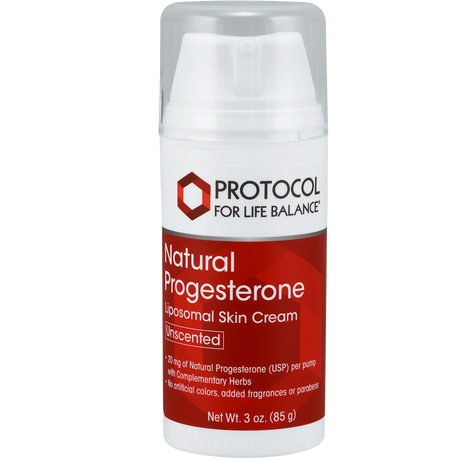 Natural Progesterone Cream 3oz (85g) - Protocol For Life Balance - welzo
