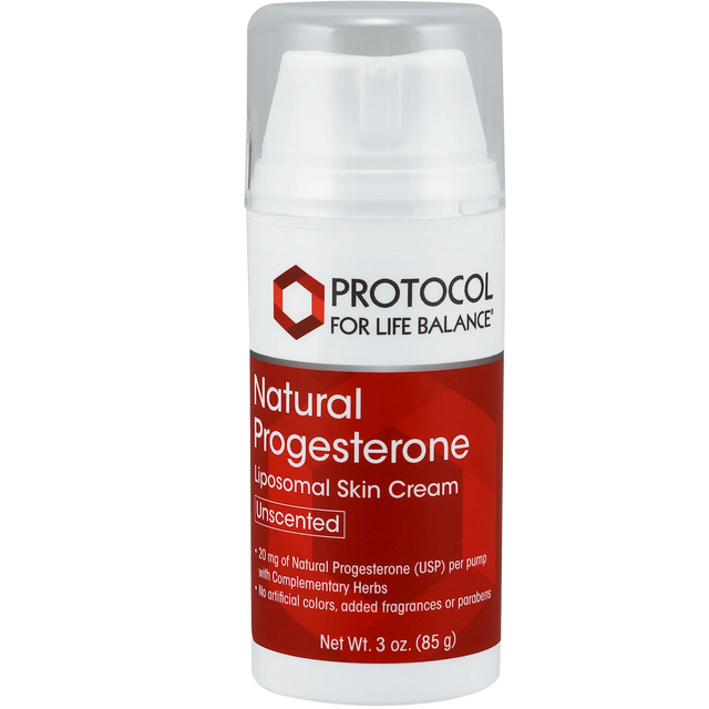 Natural Progesterone Cream 3oz (85g) - Protocol For Life Balance - welzo