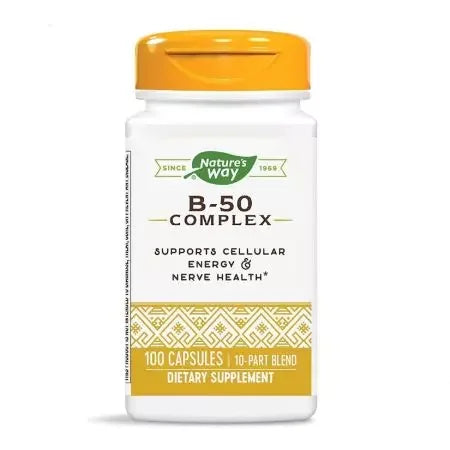 Nature's Way Vitamin B50 Complex 100 Capsules