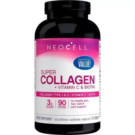 NeoCell Super Collagen + Vitamin C and Biotin Tablets