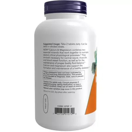 Now Foods Calcium & Magnesium Tablets