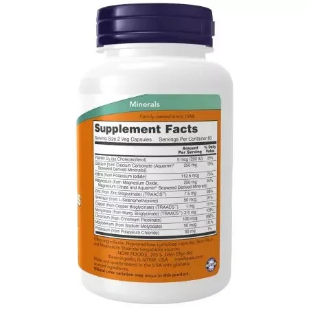 Now Foods Full Spectrum Mineral Caps Veg Capsules
