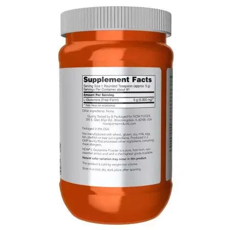 Now Foods LGlutamine Powder 1 lbs (454 g)