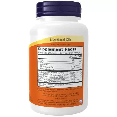 Now Foods Omega 369 1000 mg Softgels
