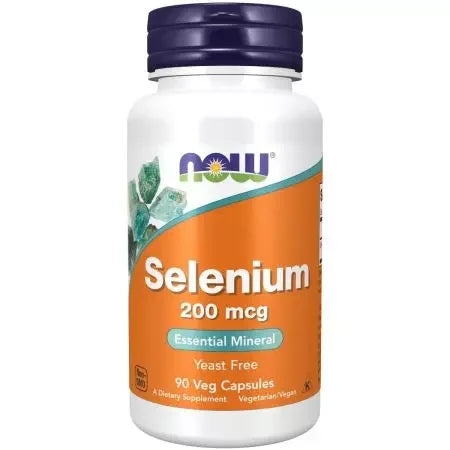 Now Foods Selenium 200 mcg Veg Capsules