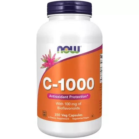 Now Foods Vitamin C1,000 with 100 mg of Bioflavonoids Veg Capsules