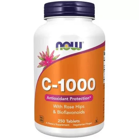 Now Foods Vitamin C1,000 with Rose Hips & Bioflavonoids Tablets