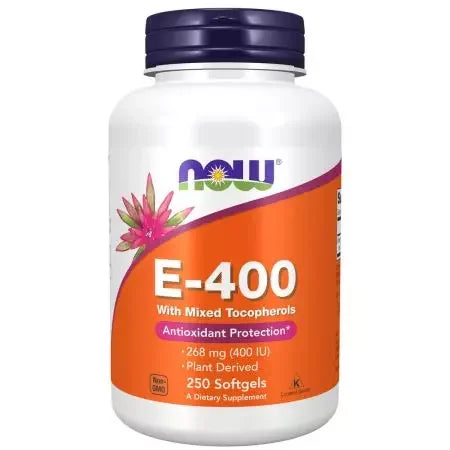 Now Foods Vitamin E400 With Mixed Tocopherols Softgels