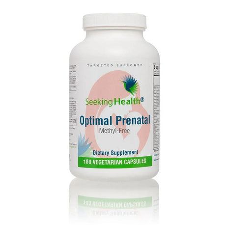Optimal Prenatal Methyl-Free - 180 Capsules - Seeking Health - welzo