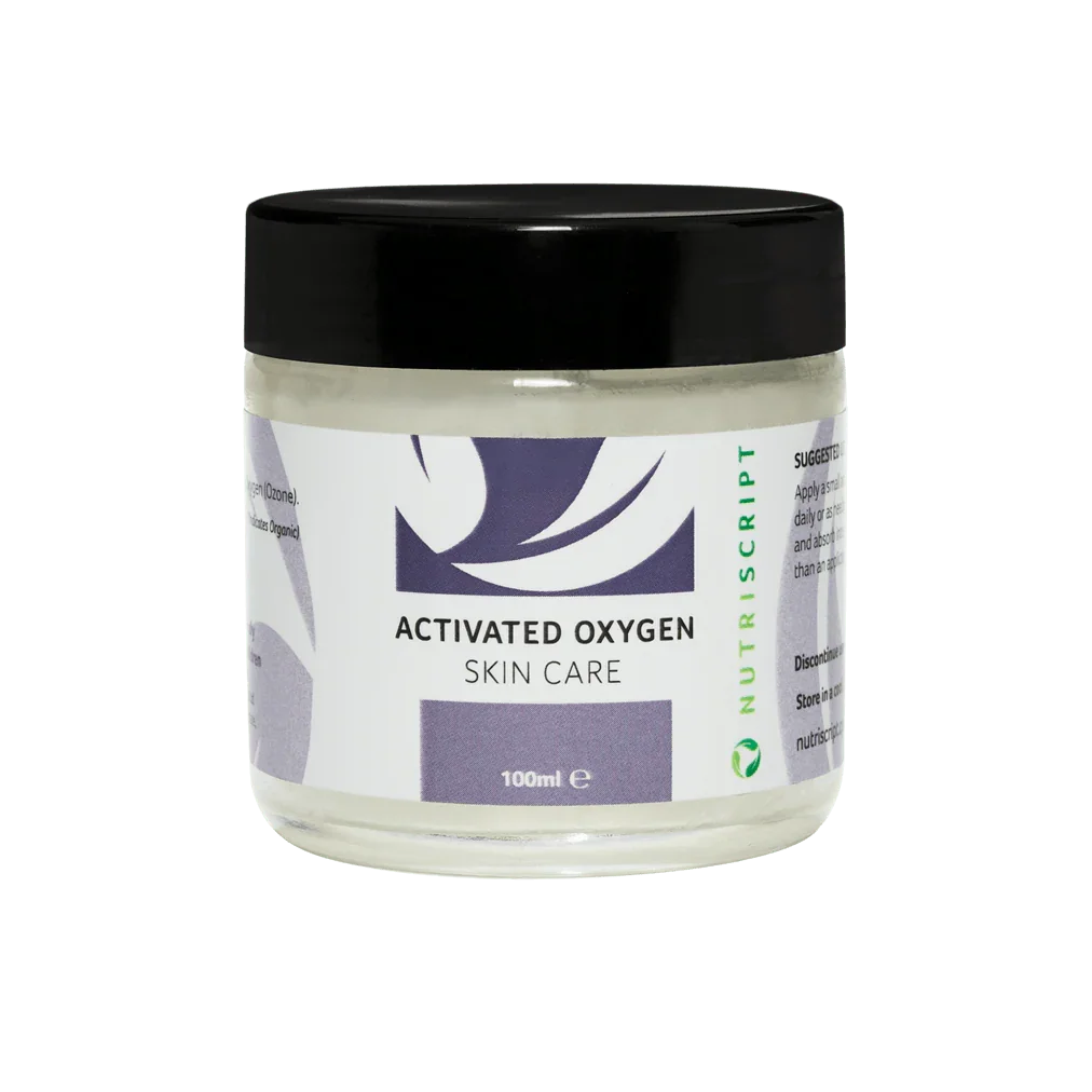 Organic Olive Ozonated Oil - Activated Oxygen Skin Care - 100ml - Nutriscript - welzo