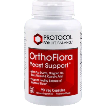 Orthoflora Yeast Supportâ„¢ 90 Caps - Protocol for Life Balance - welzo