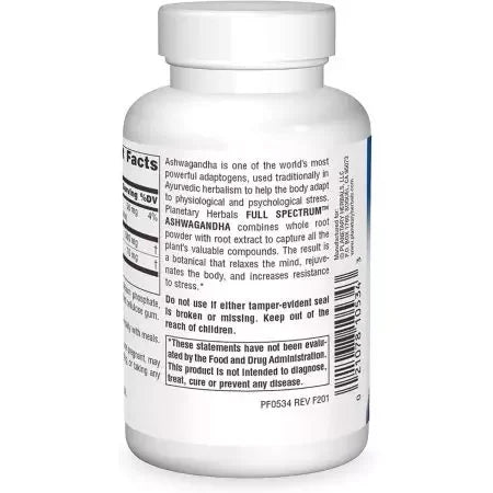 Planetary Herbals Full Spectrum Ashwagandha 570mg Tablets