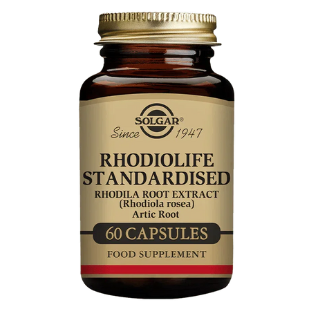 Rhodiola Standardised Rhodiola Root Extract, 60 Veggie Caps - Solgar - welzo