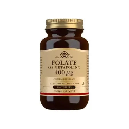 Solgar Folate (as Metafolin) 400 ug Tablets Pack