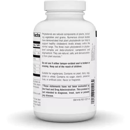 Source Naturals BetaSitosterol Mega Strength 375mg Tablets
