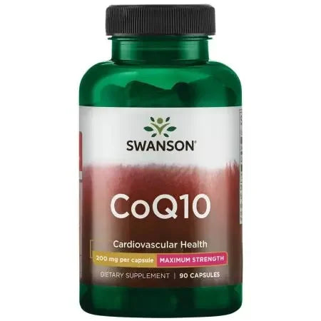 Swanson Coq10 Maximum Strength 200 mg Capsules