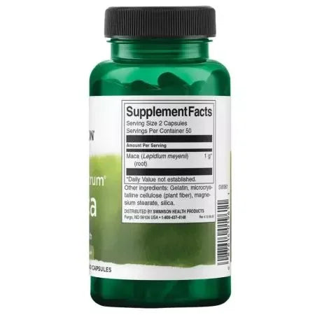 Swanson Full Spectrum MACA 500mg 100 Capsules