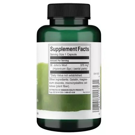 Swanson Full Spectrum St. John's Wort 375 mg Capsules