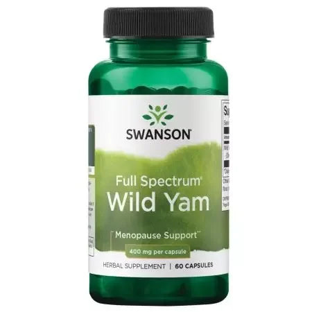 Swanson Full Spectrum Wild Yam 400mg 60 Capsules