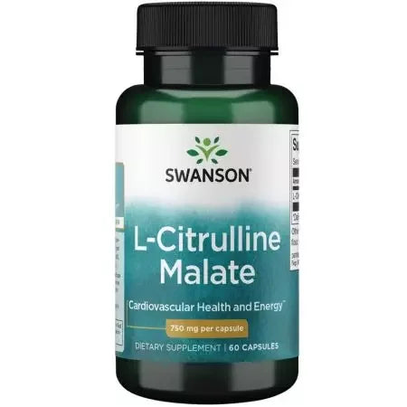 Swanson LCitrulline Malate 750 mg 60 Capsules