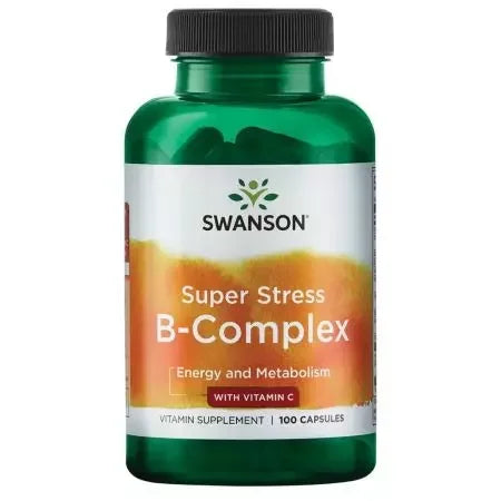 Swanson Super Stress BComplex with Vitamin C Capsules