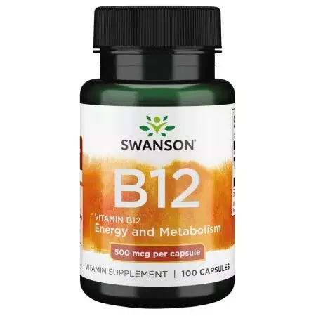 Swanson Vitamin B12 500mcg Capsules