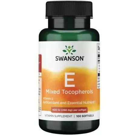 Swanson Vitamin E Mixed Tocopherols 400iu Softgels