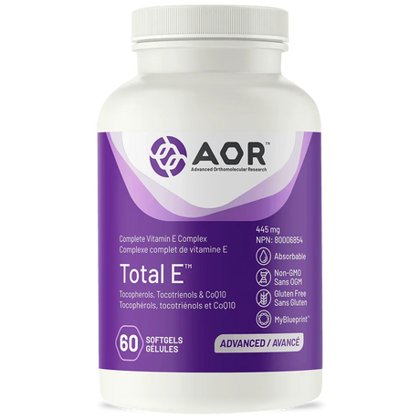 Total E - 60 Softgels - AOR - welzo