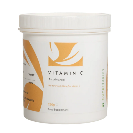 Vitamin C (Quali-C Ascorbic Acid) 250g - Nutriscript - welzo