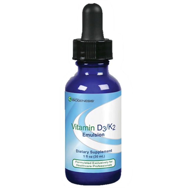 Vitamin D3-K2 Emulsion 1 fl oz - Nutra BioGenesis - welzo
