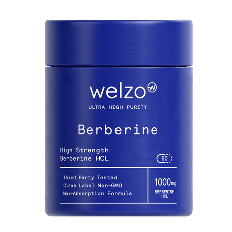 Ultra Purity Berberine with inulin capsules for metabolic support