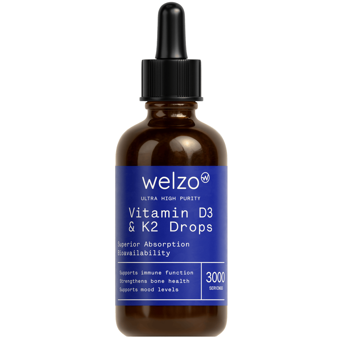 Ultra Purity Vitamin D3 plus K2 MK-7 liquid drops