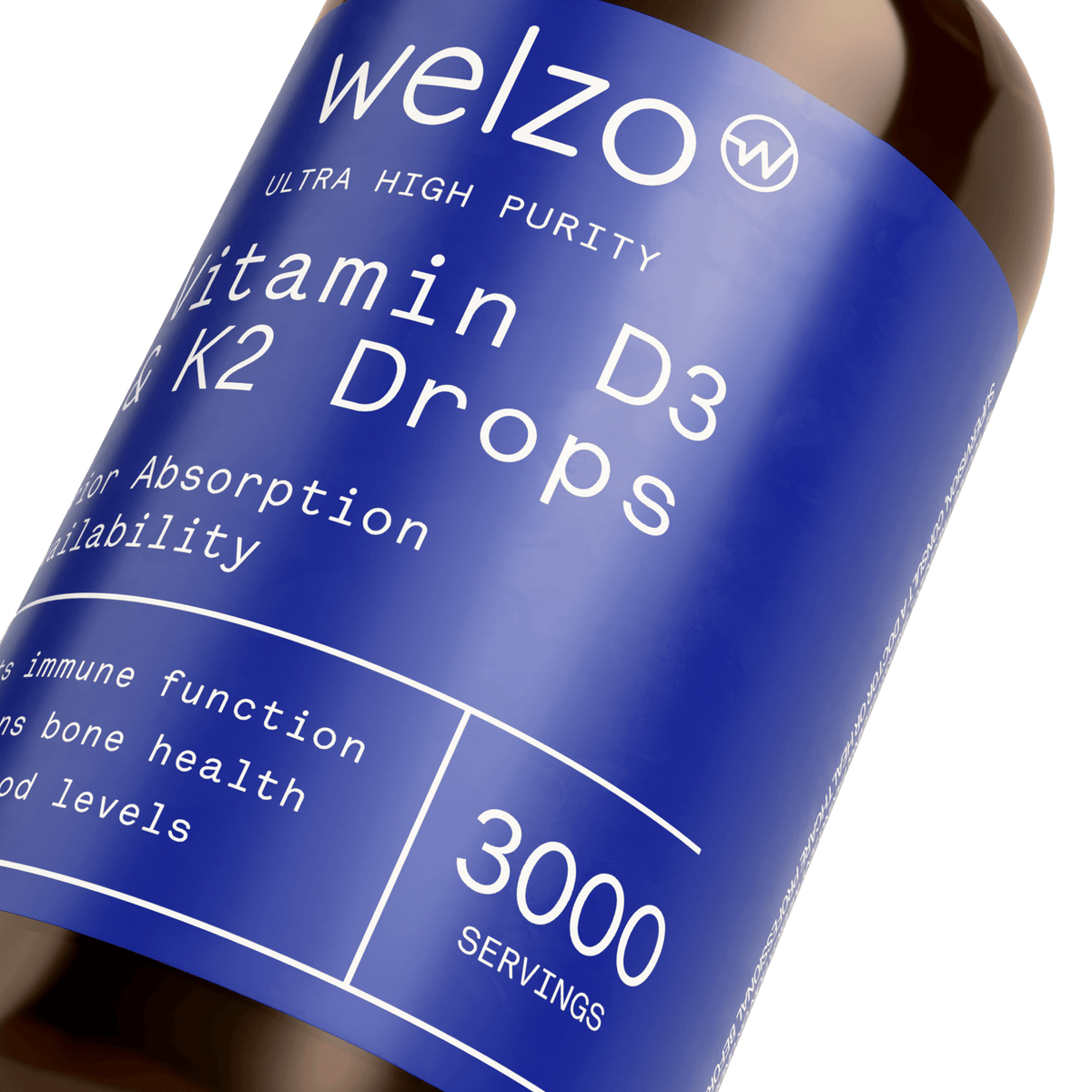 Ultra Purity Vitamin D3 plus K2 MK-7 liquid drops – view 2