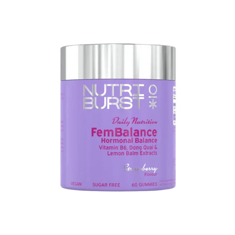 Nutriburst Fembalance 60 Gummies Strawberry