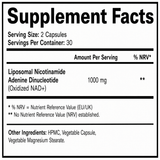Ultra Purity Liposomal NAD+ 1000 advanced absorption capsules – view 10