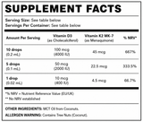 Ultra Purity Vitamin D3 plus K2 MK-7 liquid drops – view 9