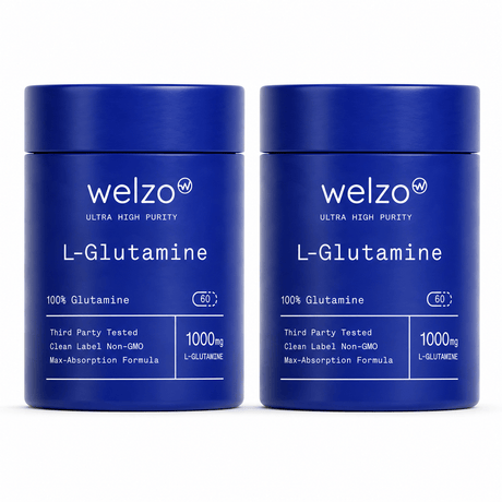 Ultra Purity L-Glutamine amino acid capsules for gut and recovery – view 15